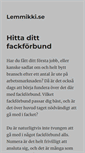 Mobile Screenshot of lemmikki.se